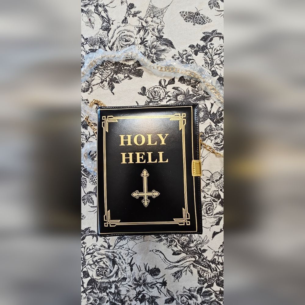 Dolls Kill Holy Hell Book Purse Sold Out